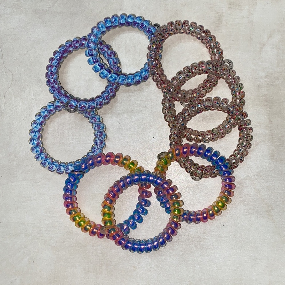 Teleties Large Hair Ties Bundle - Colorful